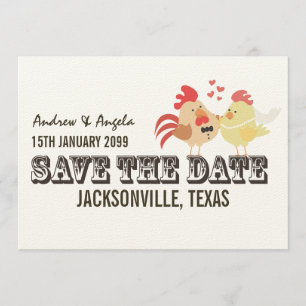 Rustic Country Farm Wedding Save the Date
