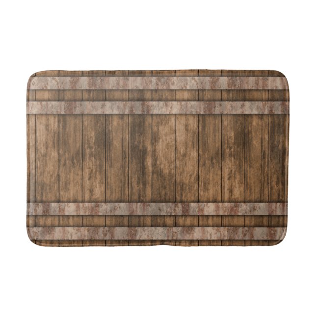 Rustic Country Farmhouse Bath Mat (Front)