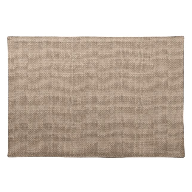Rustic Country Faux Burlap Placemat (Front)