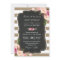 Rustic Country Flowers Burlap Stripes Chic Wedding
