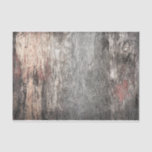 Rustic Country Gray Beige Texture Wood Grain Tissue Paper