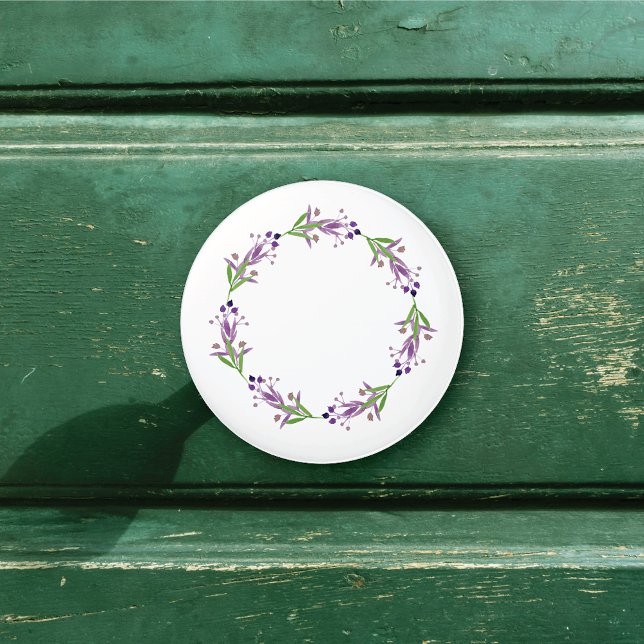 Rustic Country Greenery Wreath Ceramic Knob (Creator Uploaded)