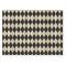 Rustic Country Harlequin Tan and Black Decoupage