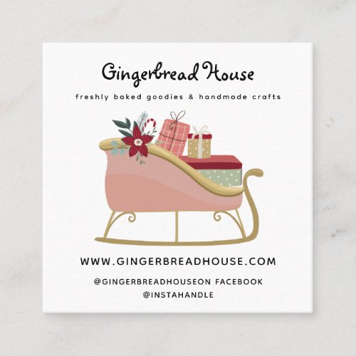 Rustic  Country Holiday Business Card 