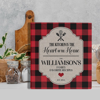 Rustic Country Kitchen Family Cookbook 3 Ring Binder by reflections06 at Zazzle