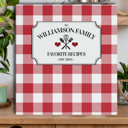 Rustic Country Kitchen Family Cookbook 3 Ring Binder