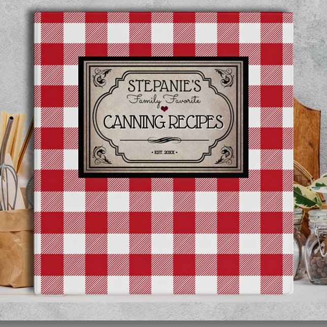 Rustic Country Kitchen Family Cookbook 3 Ring Binder (Creator Uploaded)