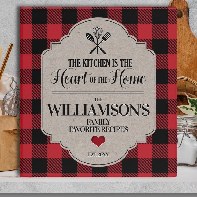 Rustic Country Kitchen Family Cookbook 3 Ring Binder (Creator Uploaded)