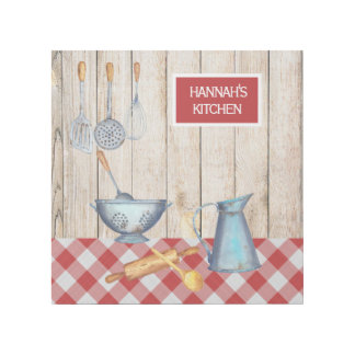 Rustic Country Kitchen Utensils Gallery Wrap 