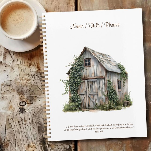 Rustic Country Large Personalized Business Planner (Creator Uploaded)