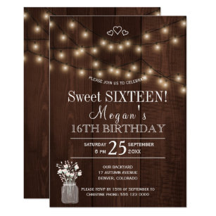 country birthday invitations zazzle