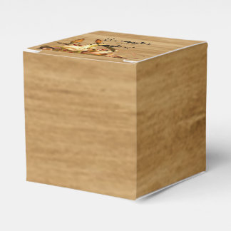 Rustic Country Lily Watercolor Wedding Favor Box