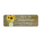 Rustic Country Mason Jar Flowers Sunflower Bouquet