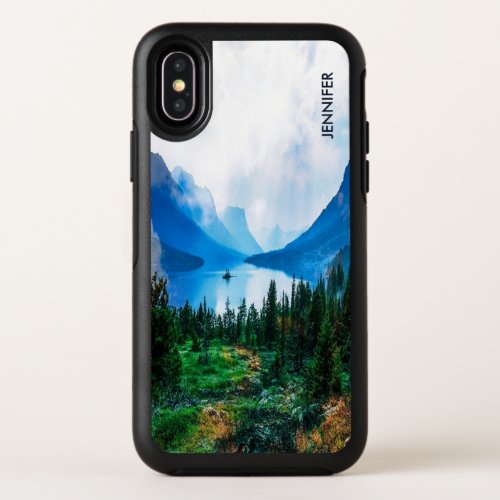 Rustic Country Mountains Scenic Nature OtterBox Symmetry iPhone X Case