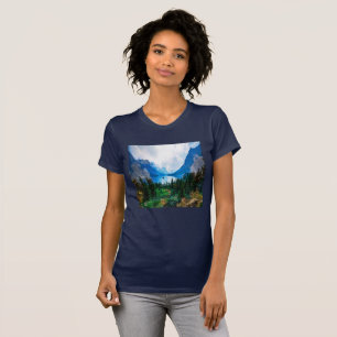 Rustic Country Mountains Scenic Nature T-Shirt