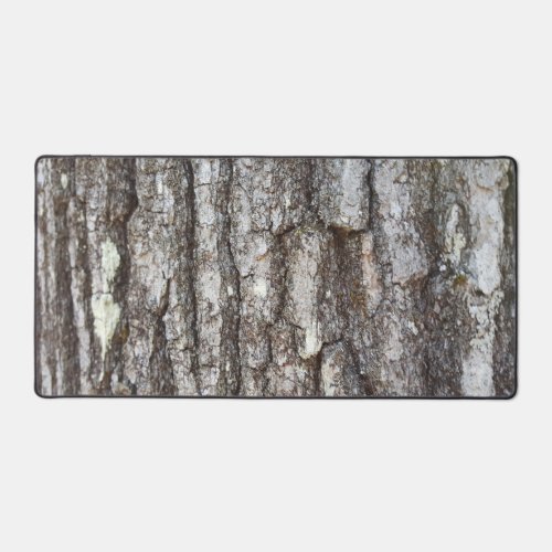 Rustic Country Nature Oak Tree Bark Photo Desk Mat