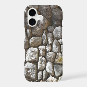 Rustic Country Nature Stone Wall Rocks Photo iPhone 17 Case