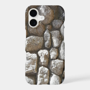 Rustic Country Nature Stone Wall Rocks Photo iPhone 17 Case