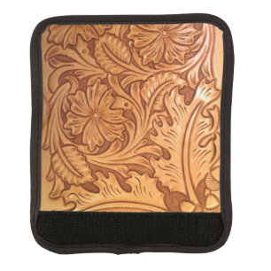 rustic country old west cowboy western leather luggage handle wrap