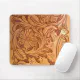 rustic country old west cowboy western leather mouse pad | Zazzle