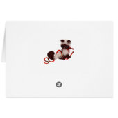 Rustic Country Photo Christmas Card (Back Horizontal)