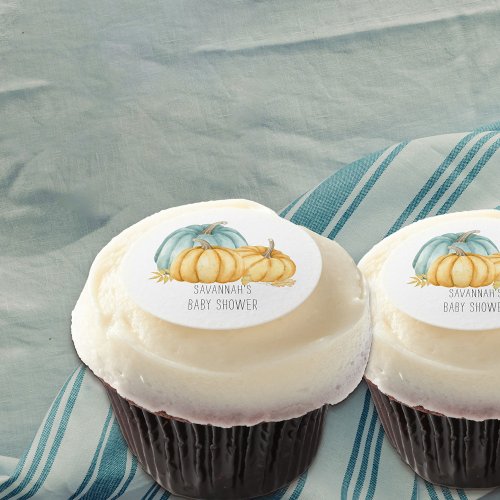 Rustic Country Pumpkin  Edible Frosting Rounds