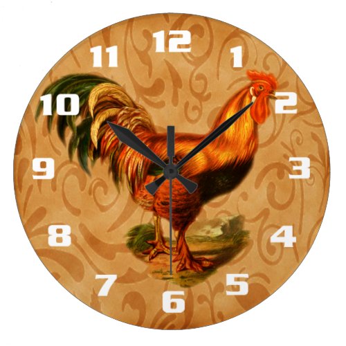 Rustic Country Rooster Ornate Kitchen