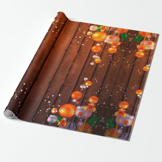 Rustic Christmas Wrapping Paper 