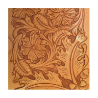 Rustic country southwest style western leather