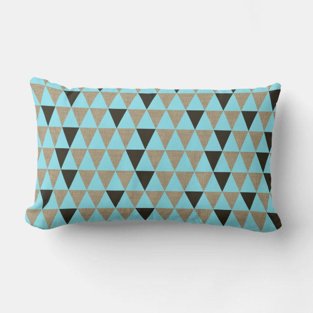 Rustic Country Southwest with Monogram Lumbar Pillow (Front)