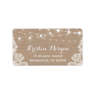 Rustic Wedding Labels 3