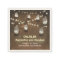 rustic country string lights mason jars napkins