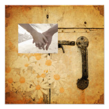 rustic country summer daisy wedding