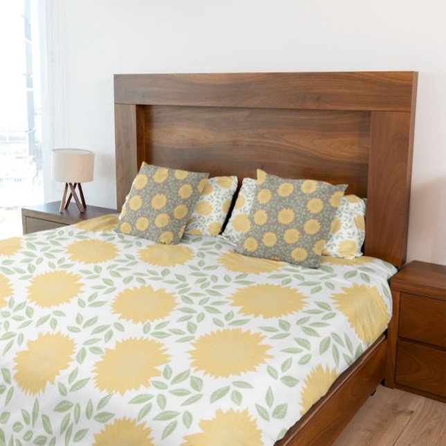 Rustic Country Sunflower Pattern Pillow Case (Creator Uploaded)