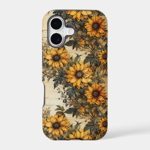 Rustic Country Sunflower Shabby Chic Flower Floral iPhone 17 Case