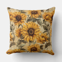 Rustic Country Sunflower Shabby Chic Flower Floral