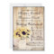 Rustic Country Sunflowers Mason Jar Wedding Invite