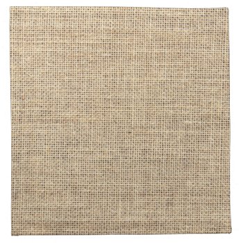 Rustic Country Vintage Burlap Cloth Napkin by allpattern at Zazzle