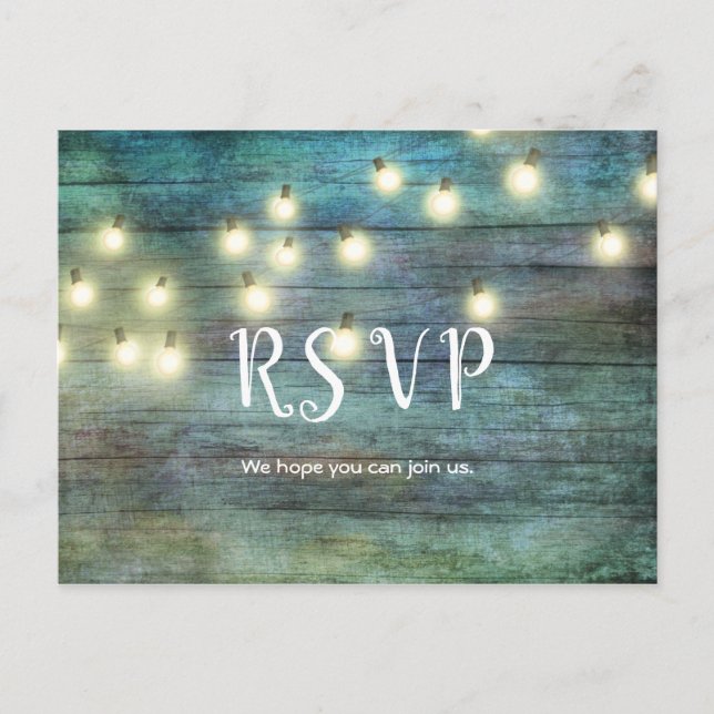 Rustic Country | Vintage Wood | Brown Postcard (Front)