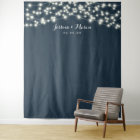 Rustic Country Wedding Backdrop Photo Booth Lights