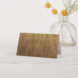 Rustic Country Wedding Folded Place Cards