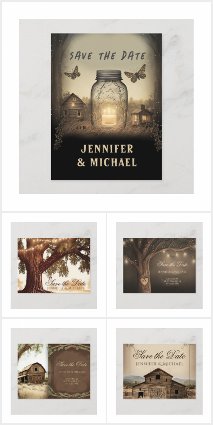 Rustic Country Cards & Weddings