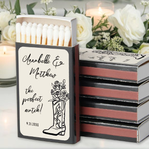 Rustic Country Wedding Matchboxes