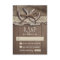 Rustic country wedding RSVP cards