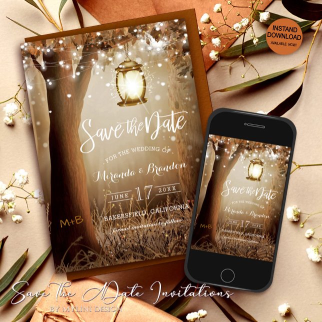 Rustic Country Wedding Save the Date Card (Creator Uploaded)