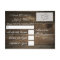 Rustic Country Wedding Wood & Sunflowers RSVP