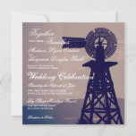 Rustic Country Windmill Wedding Invitations at Zazzle