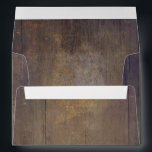 Rustic Country Wood Distressed Wedding Envelope<br><div class="desc">Rustic distressed wood texture envelopes</div>