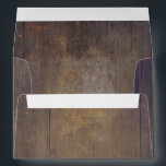 Rustic Country Wood Distressed Wedding Envelope<br><div class="desc">Rustic distressed wood texture envelopes</div>