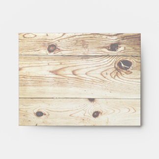 Rustic Country Wood Grain RSVP Envelopes